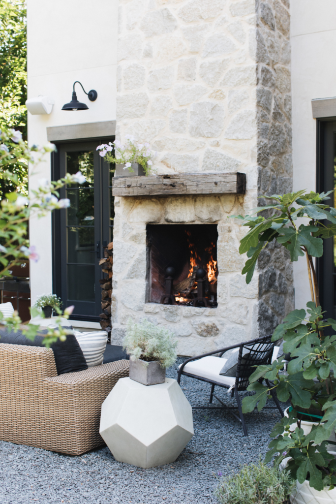 Outdoor fireplace ideas