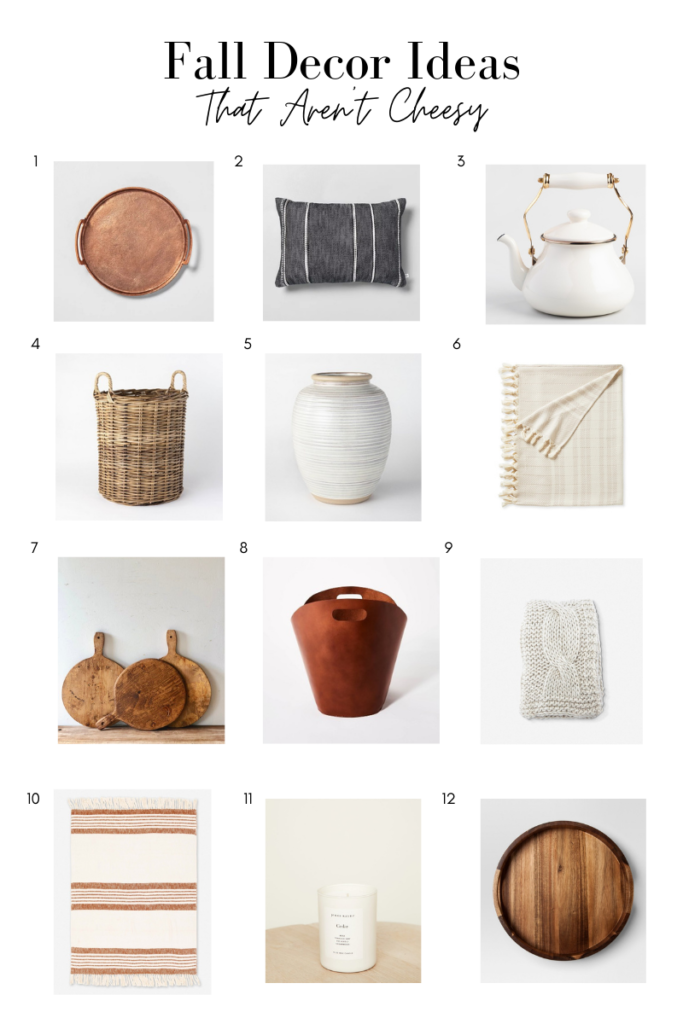 fall decor ideas that aren't cheesy
